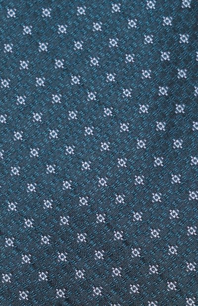 Шелковый галстук CANALI темно-бирюзового цвета по цене 21450 руб., арт. 18/HJ04705, фото 4 Шелковый галстук CANALI, арт. 18/HJ04705, фото 4