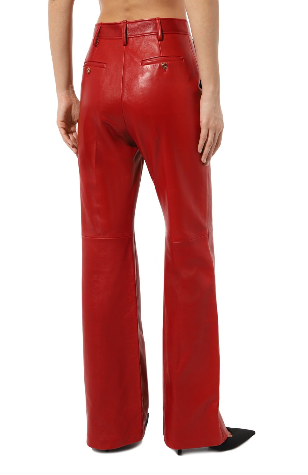Кожаные брюки GUCCI, арт. 629532 XN336, фото 4
