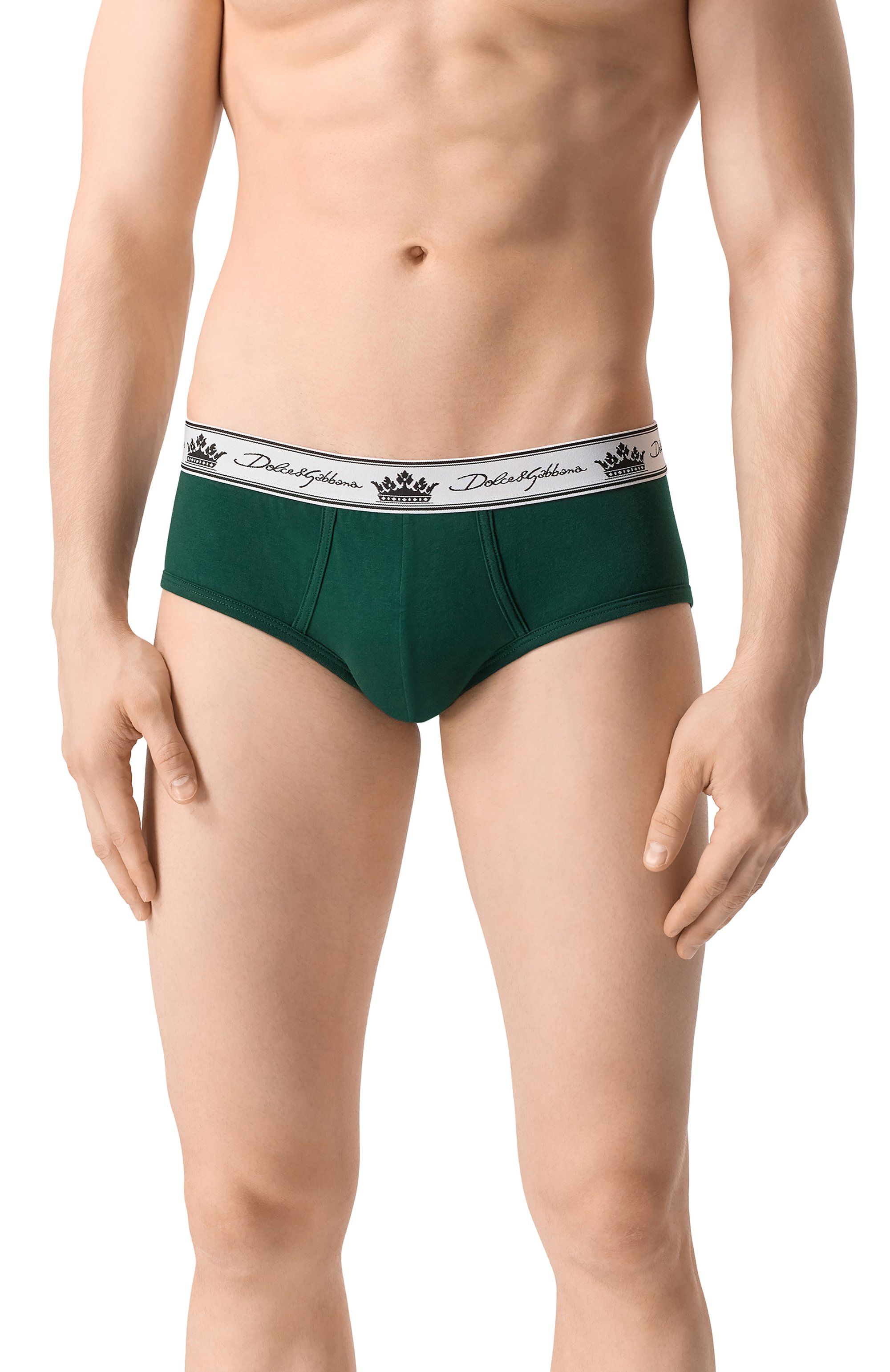 Хлопковые брифы DOLCE & GABBANA, арт. M3B82J/0NR55, фото 2