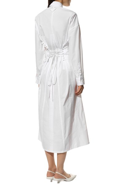 Хлопковое платье PRADA, арт. P3H11L-1XV2-F0009-221, фото 4