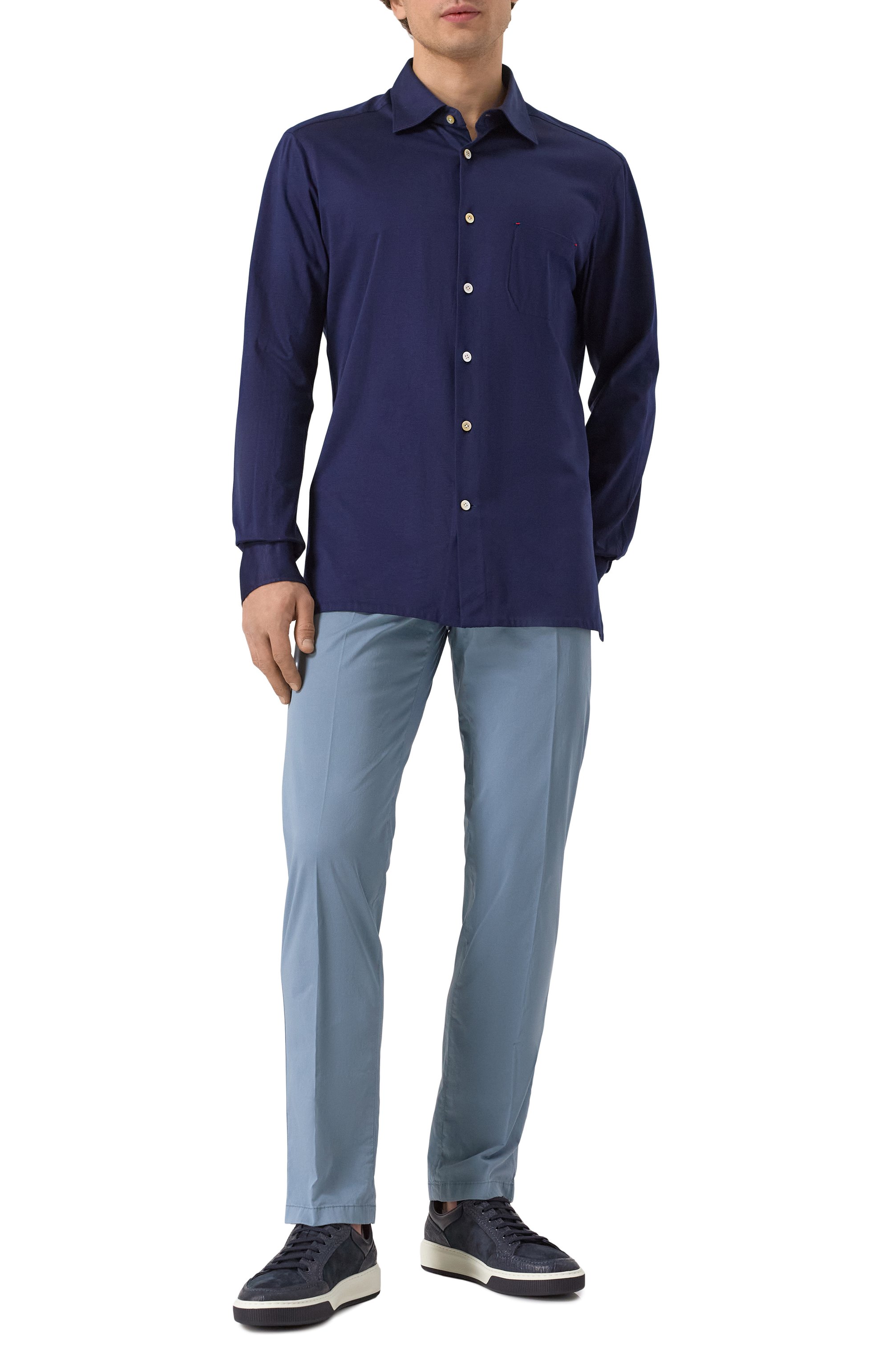 Хлопковые брюки KITON, арт. UFPPEK0600F04, фото 2