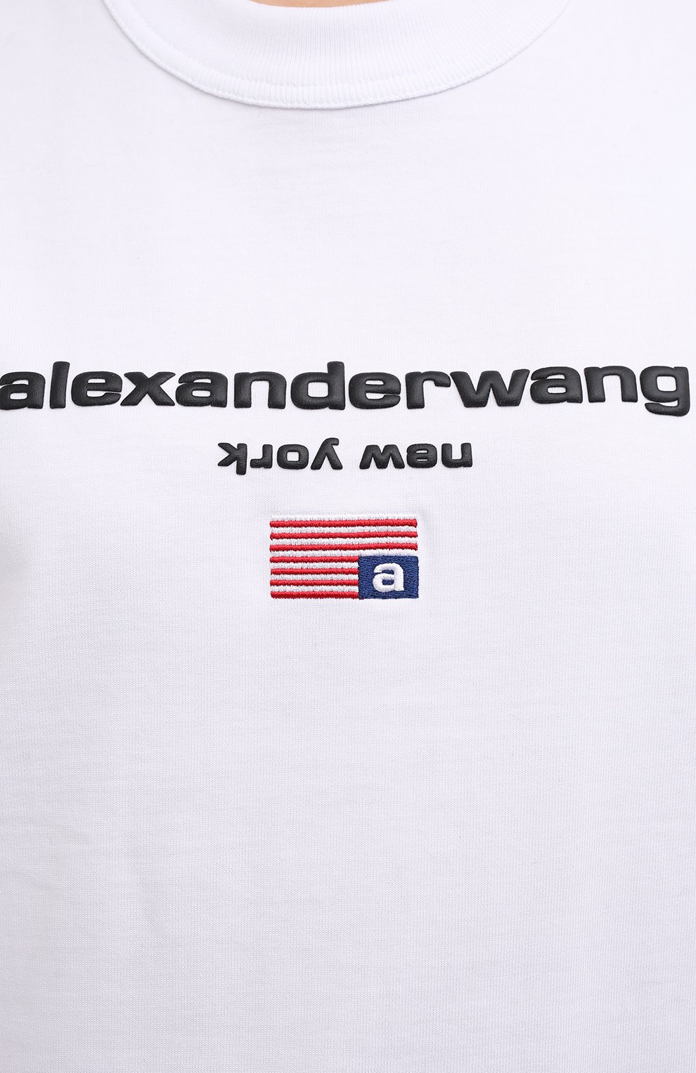 Хлопковая футболка ALEXANDER WANG, арт. UCC1211344, фото 5