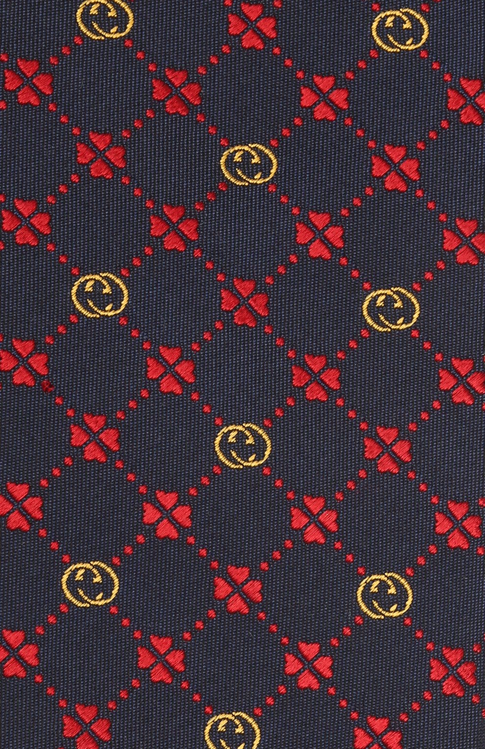 Шелковый галстук GUCCI, арт. 658242/4E002, фото 3