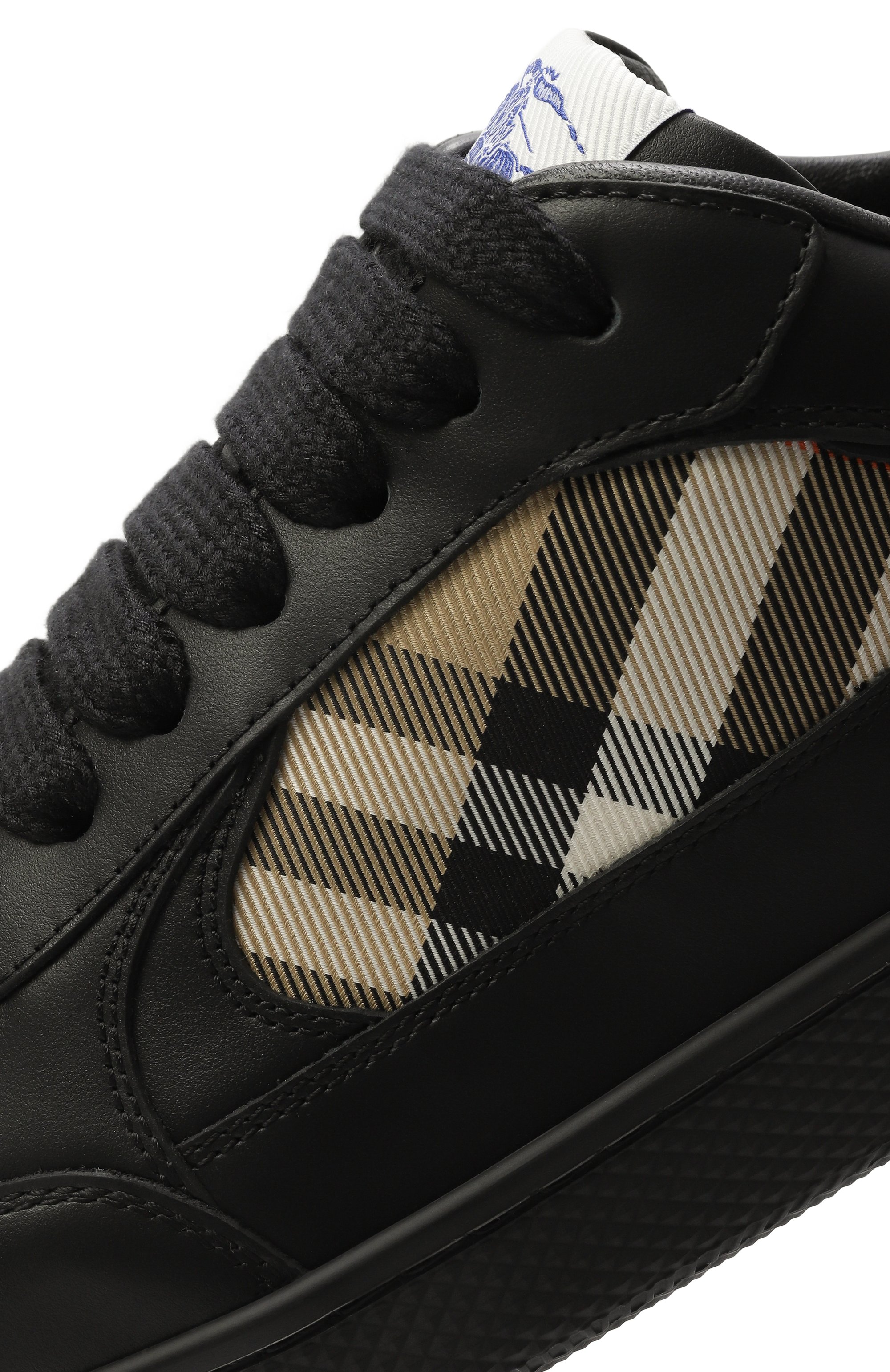 Комбинированные кеды terrace BURBERRY, арт. 8108653, фото 7