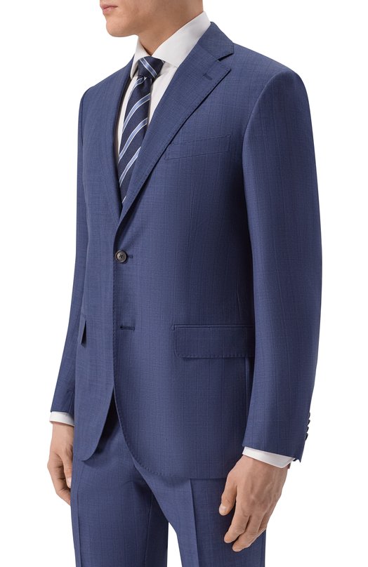 Шерстяной костюм Corneliani 276008/2717213_SET Синий  276008/2717213_SET Фото 2