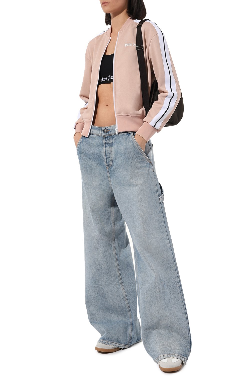 Толстовка PALM ANGELS светло-розового цвета по цене 52650 руб., арт. PWBD025C99FAB0013001, фото 2 Толстовка PALM ANGELS, арт. PWBD025C99FAB0013001, фото 2