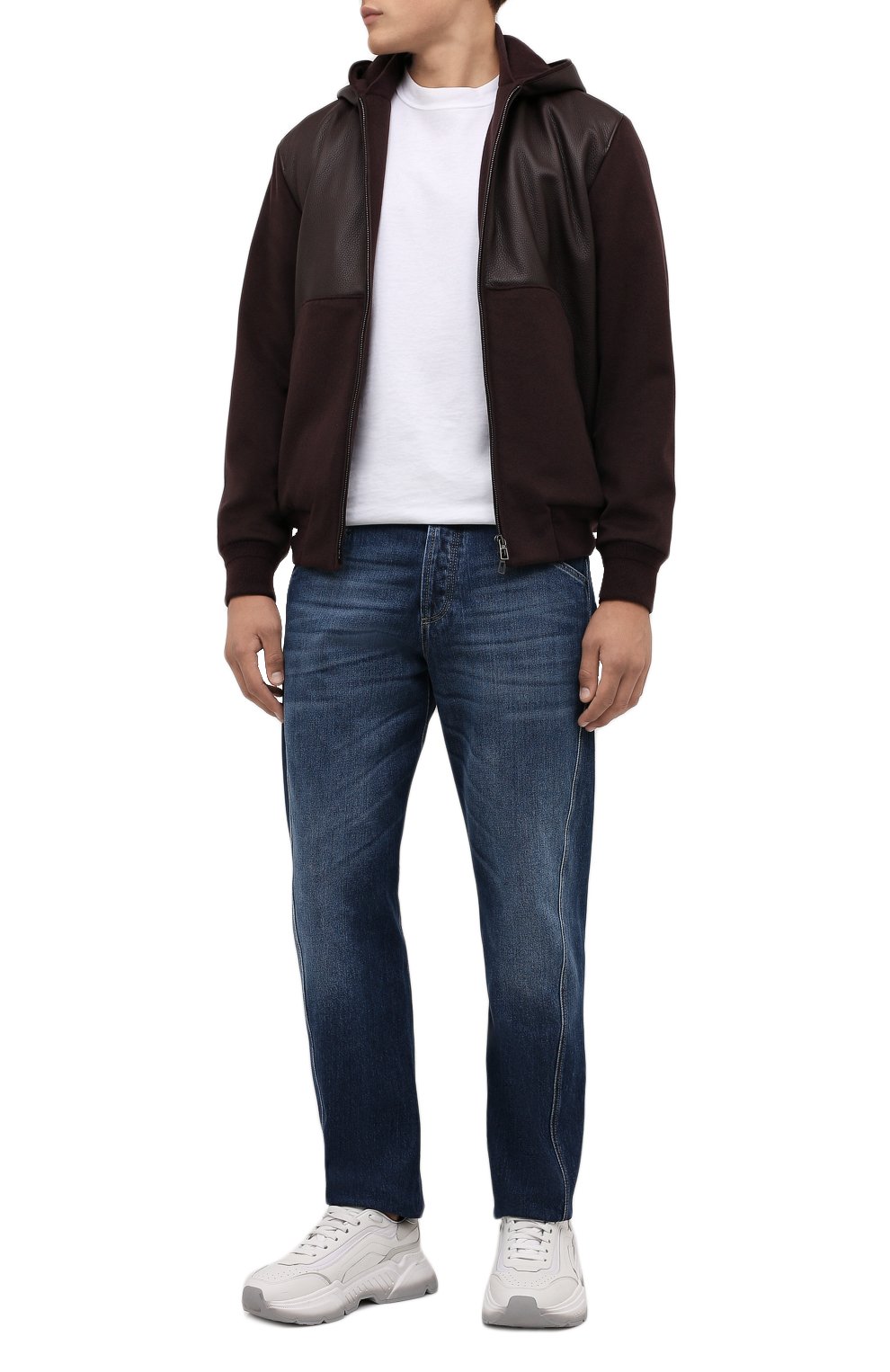 Комбинированный бомбер LORO PIANA, арт. FAL8420, фото 2