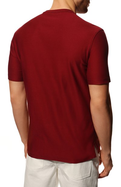 Хлопковая футболка ZEGNA, арт. UZ334/706A, фото 4