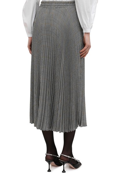 Плиссированная юбка MIU MIU, арт. MG1330-1V7Q-F0002, фото 4