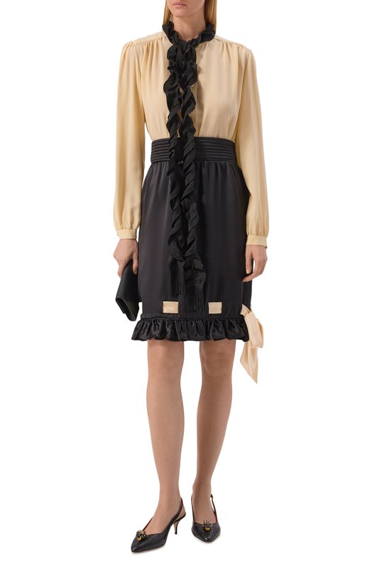 Кожаные туфли Pas De Chat Valentino 7W0S0NG5/LIR Чёрный  7W0S0NG5/LIR Фото 3