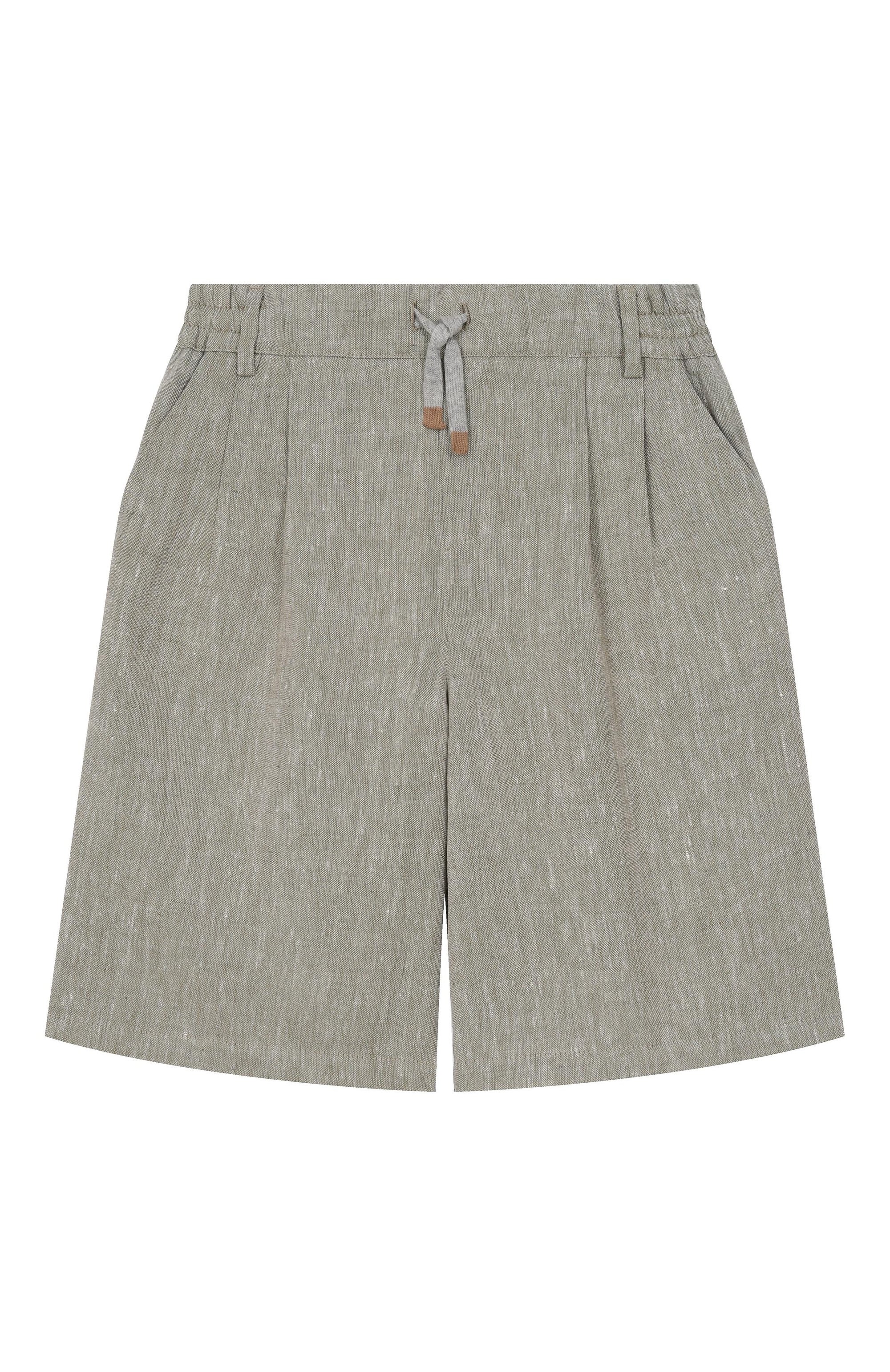 Шорты изо льна и хлопка ELEVENTY, арт. EY6P19/I0316, фото 1