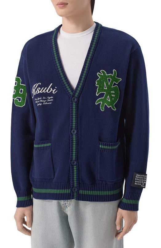 Хлопковый кардиган Ksubi MPS26KW003 Синий  MPS26KW003 Фото 3