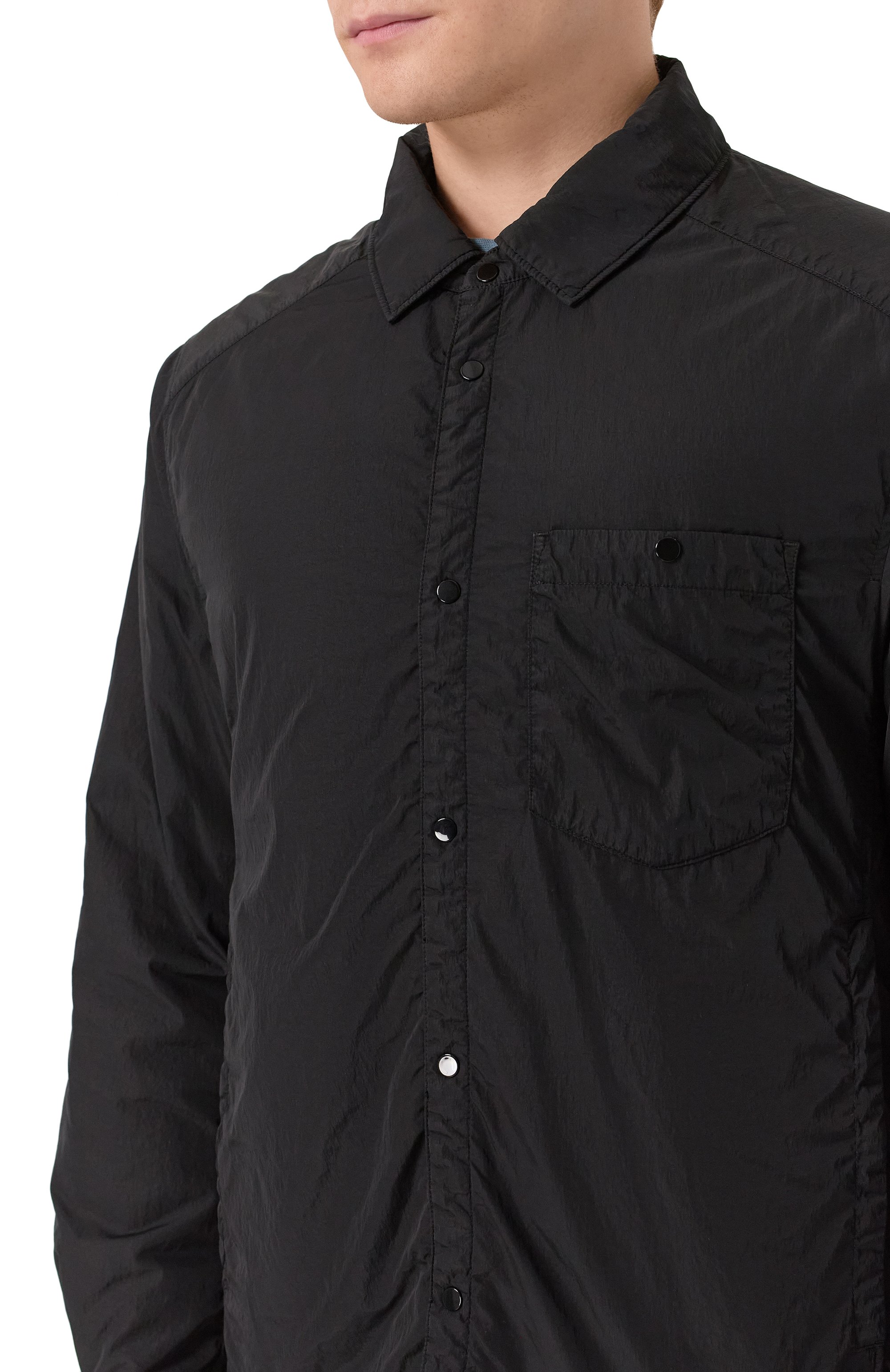 Куртка-рубашка C.P. COMPANY черного цвета по цене 48000 руб., арт. 19CM0S088A005904G, фото 5 Куртка-рубашка C.P. COMPANY, арт. 19CM0S088A005904G, фото 5