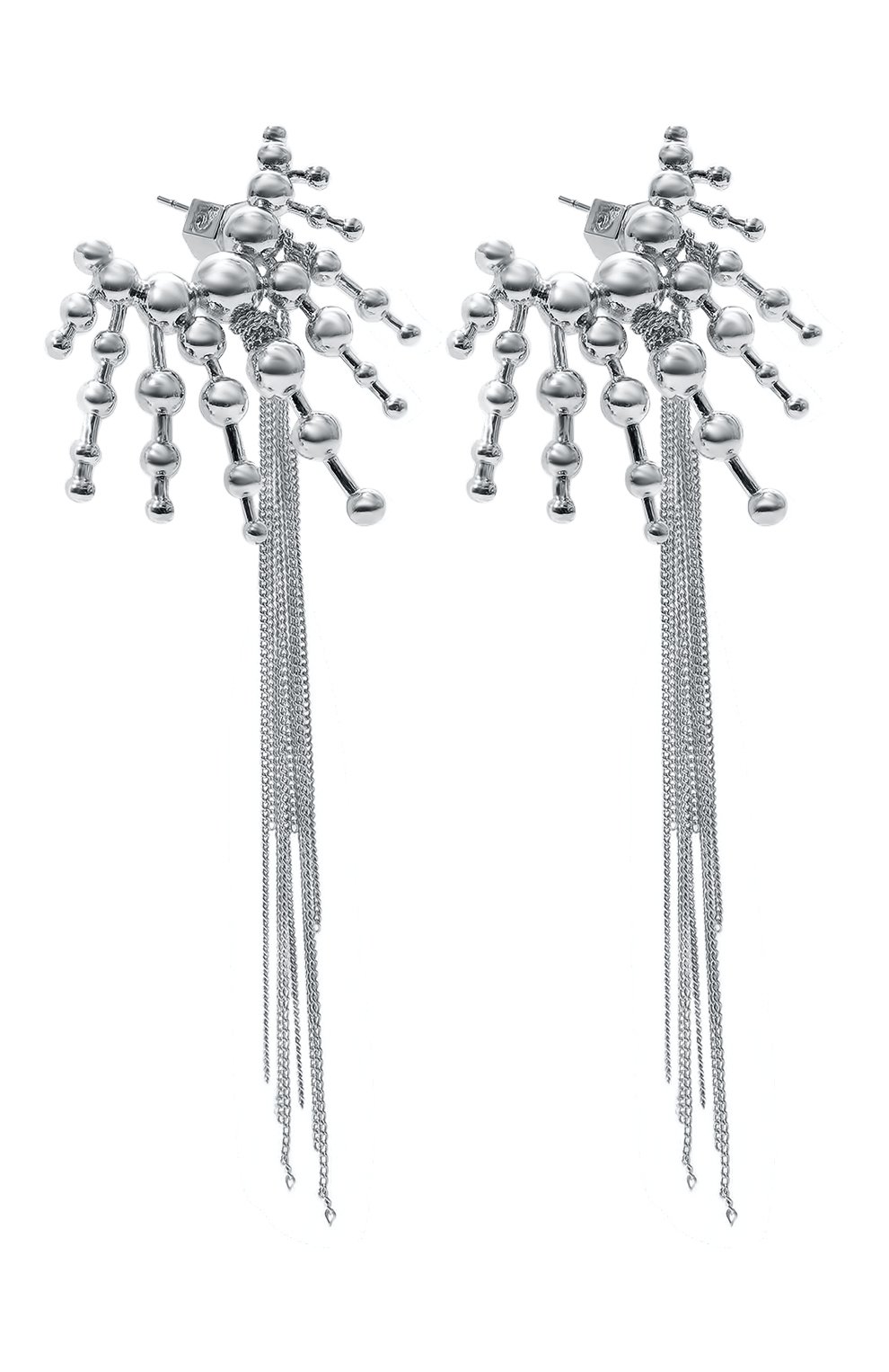 Серьги с шариками bubble world CAVIAR JEWELLERY серебряного цвета по цене 14600 руб., арт. BW003, фото 3 Серьги с шариками bubble world CAVIAR JEWELLERY, арт. BW003, фото 3