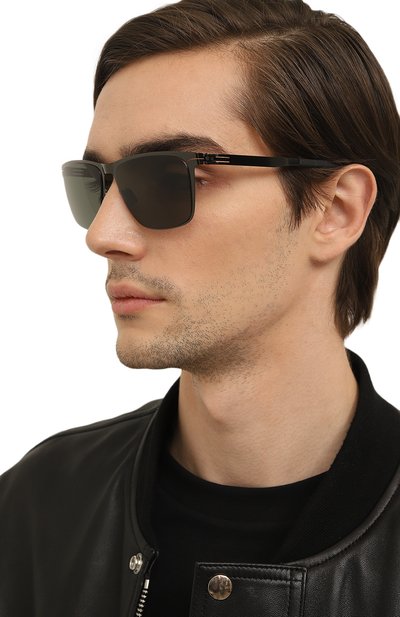 Солнцезащитные очки IC! BERLIN, арт. IB-CHARLIE GUN-METAL BLACK GREEN D0NNERSTAG, фото 2