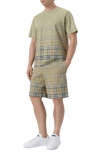 Мужская хлопковая футболка BURBERRY, арт. 8119023