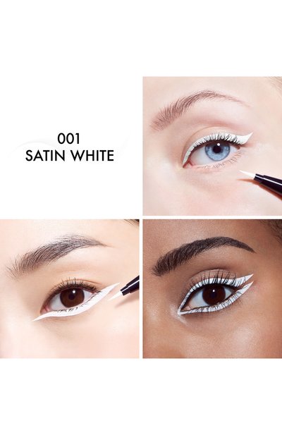 Жидкая подводка для глаз diorshow liquid liner, оттенок 001 белый сатиновый (0,55ml) DIOR, арт. E000000246, фото 3