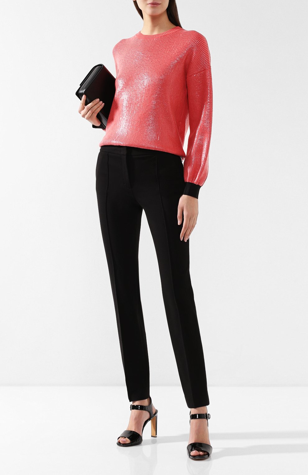 Лаковые босоножки DKNY, арт. K4850101/BLK, фото 2