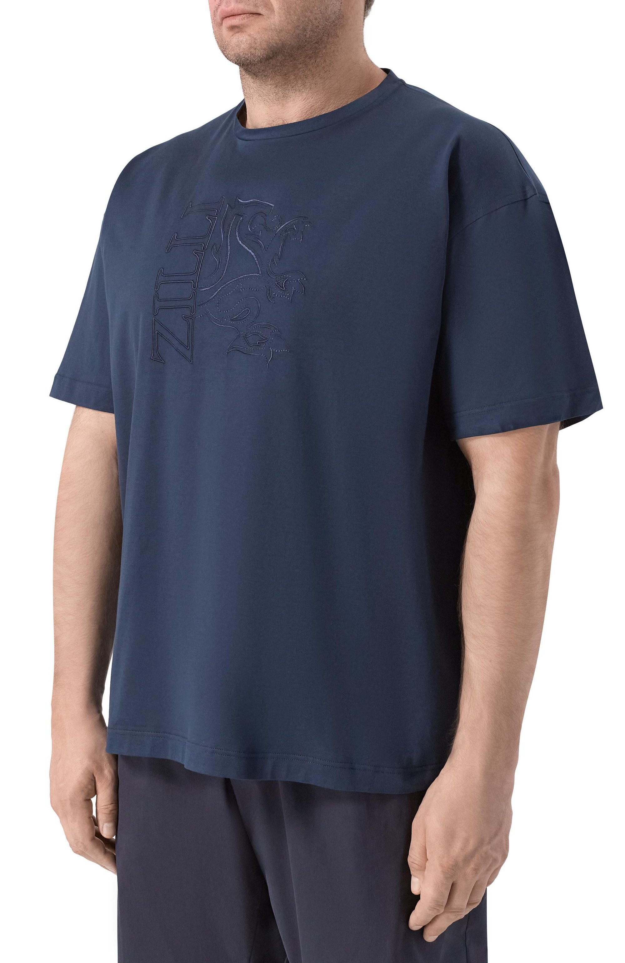 Хлопковая футболка ZILLI, арт. TSR03PM0100VZHF00, фото 3