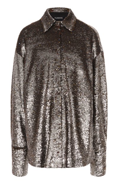 Женская рубашка с отделкой пайетками FLASHIN, арт. FX25SDB