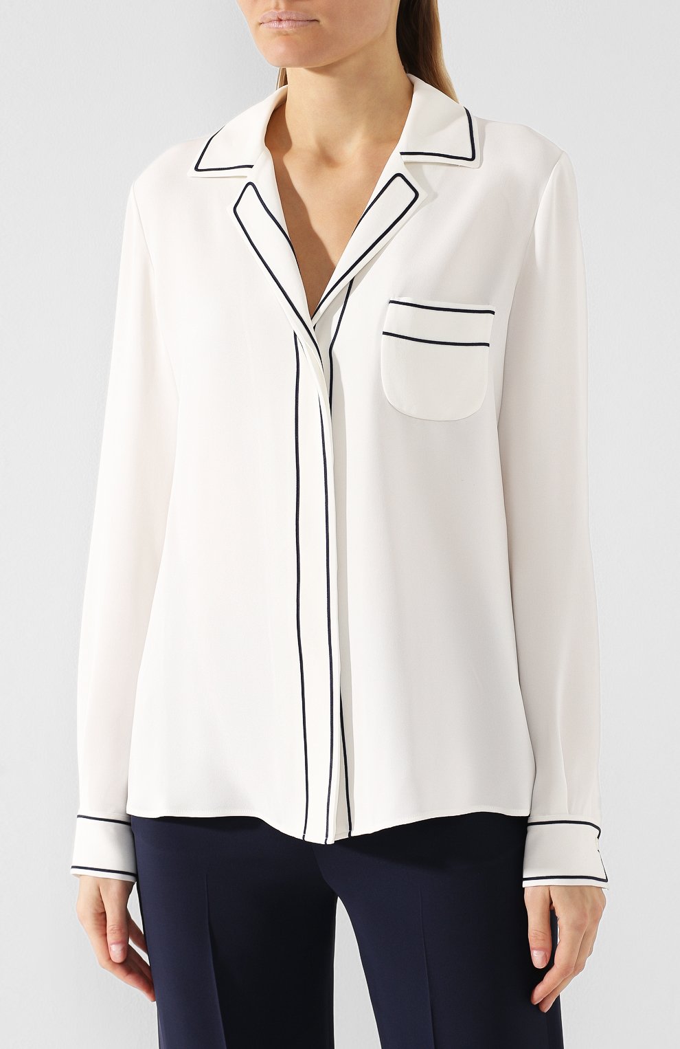 Шелковая блузка LORO PIANA, арт. FAI5035, фото 3