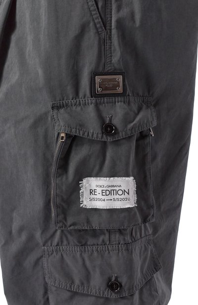 Брюки-карго DOLCE & GABBANA темно-серого цвета по цене 189500 руб., арт. GP15UT/GK056, фото 5 Брюки-карго DOLCE & GABBANA, арт. GP15UT/GK056, фото 5