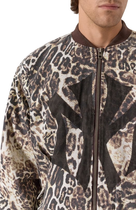 Джинсовый бомбер Ksubi x Mowalola Ksubi KXM25JK004 Леопардовый  KXM25JK004 Фото 5