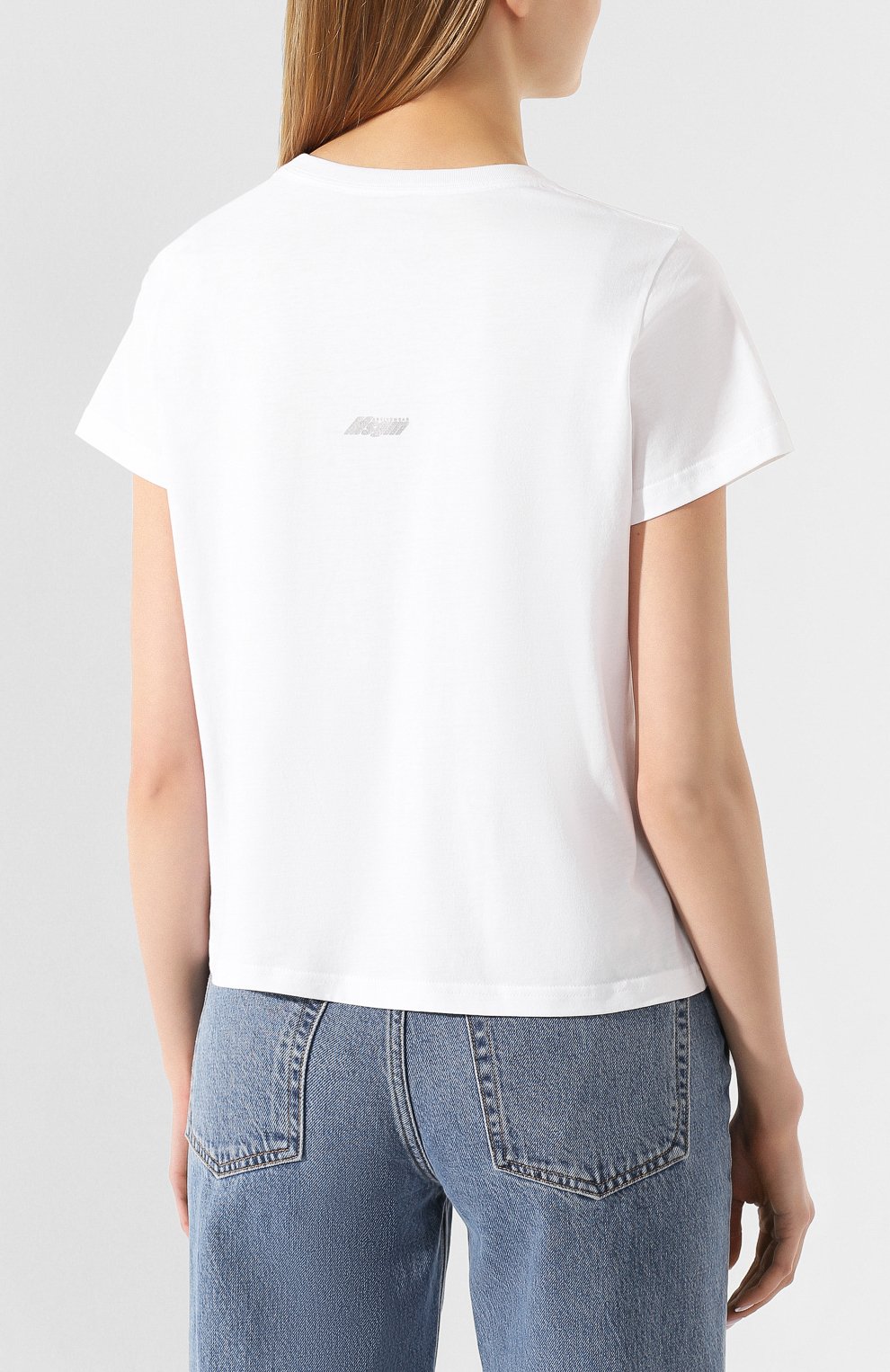 Хлопковая футболка MSGM, арт. 2845MDM12 207228, фото 4