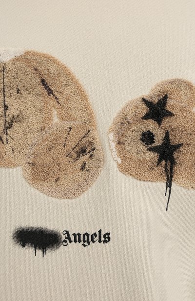 Хлопковый свитшот PALM ANGELS, арт. PMBA026F21FLE0120560, фото 5