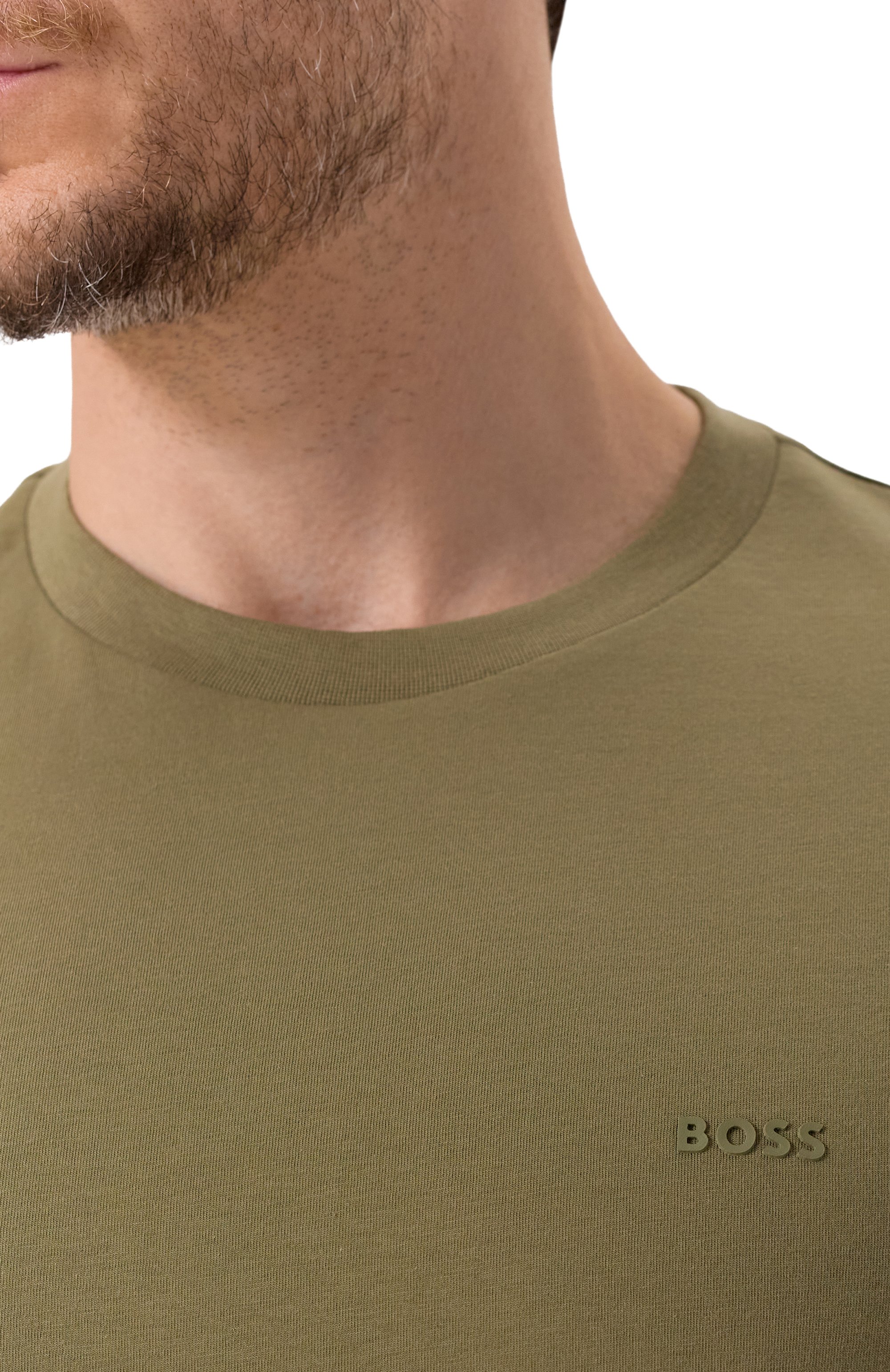 Хлопковая футболка BOSS, арт. 50468347, фото 5