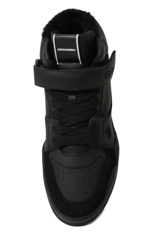 Кожаные кеды Spiker Dsquared2 SNM0371/23807617 Чёрный  SNM0371/23807617 Фото 6