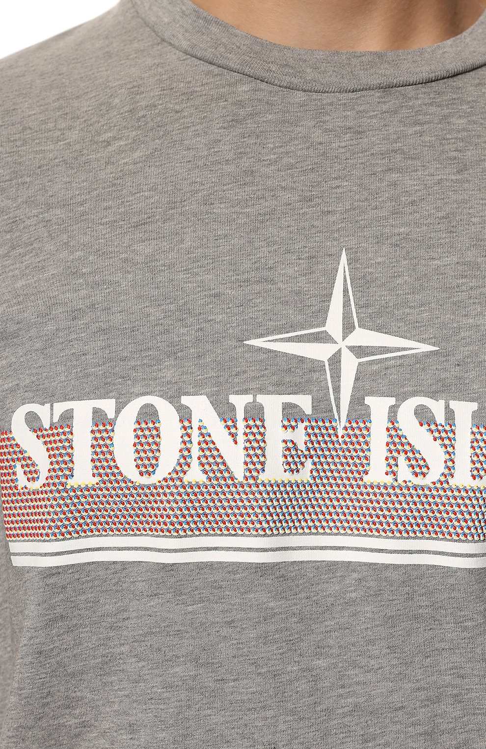 Хлопковая футболка STONE ISLAND, арт. 76152NS92, фото 5