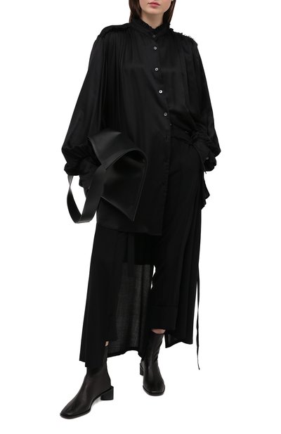 Шерстяные брюки ANN DEMEULEMEESTER, арт. 2002-1400-PB-170-099, фото 2