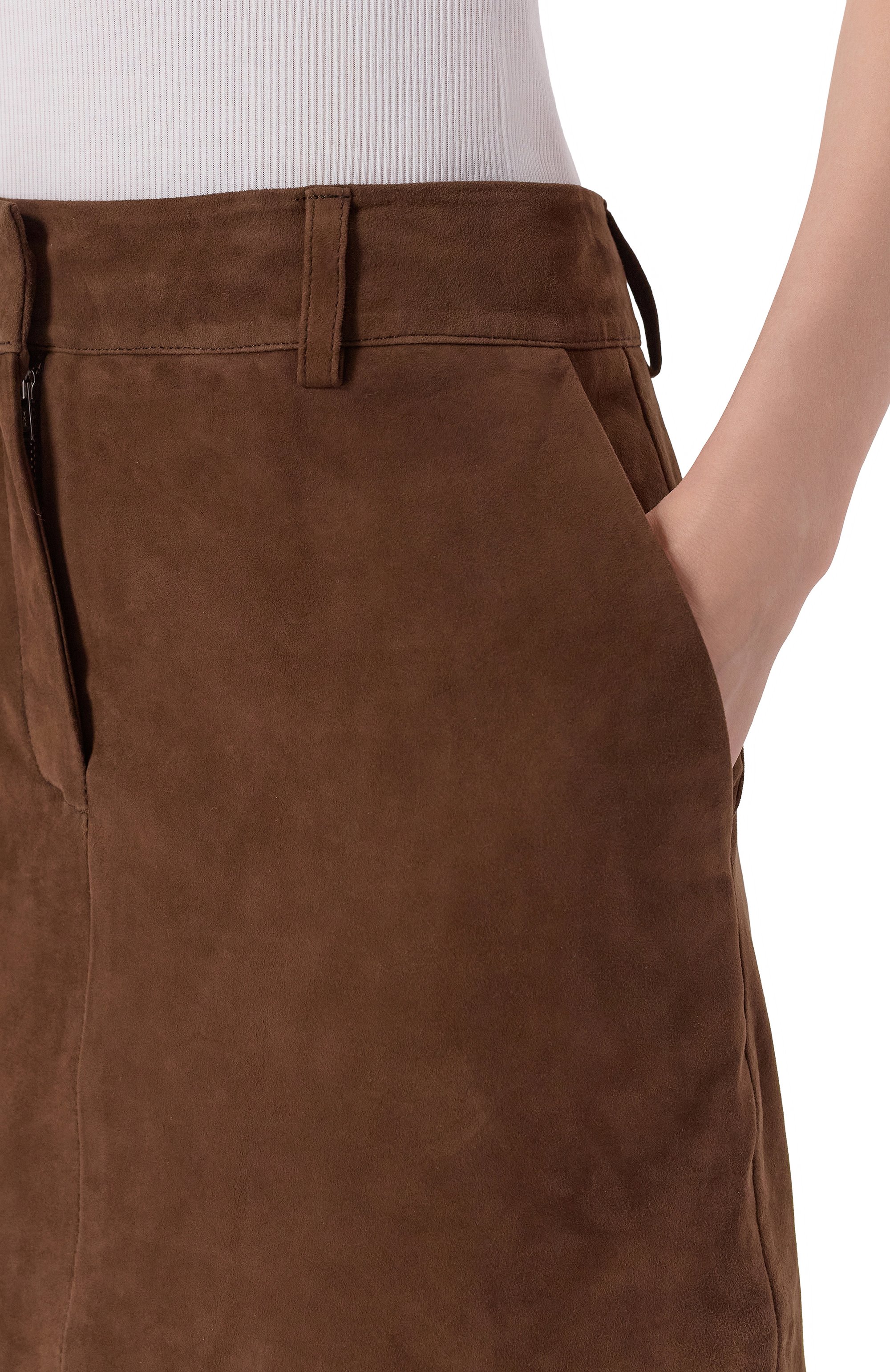 Замшевая юбка GIUSEPPE DI MORABITO, арт. 05FWSK129P 05366, фото 5