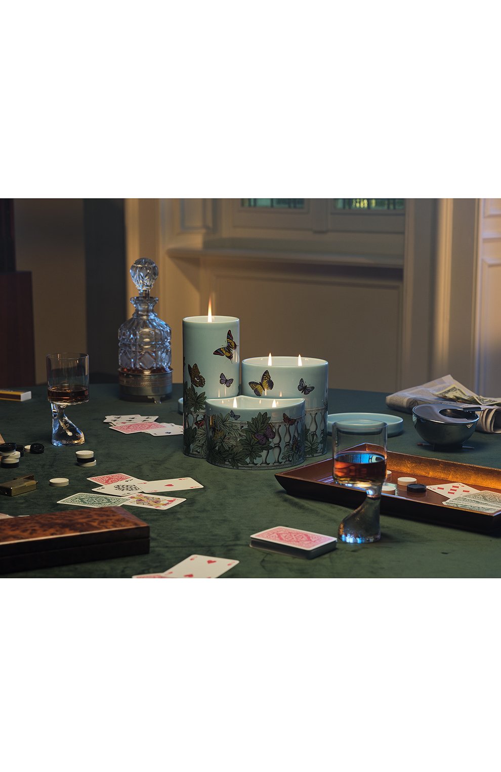 Ароматическая свеча nel mentre farfalle e balaustra FORNASETTI, арт. FPJ514Y-GS, фото 4