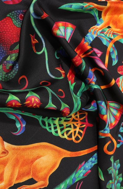 Шелковый платок lemur in black KIRILL OVCHINNIKOV, арт. 90\L, фото 5