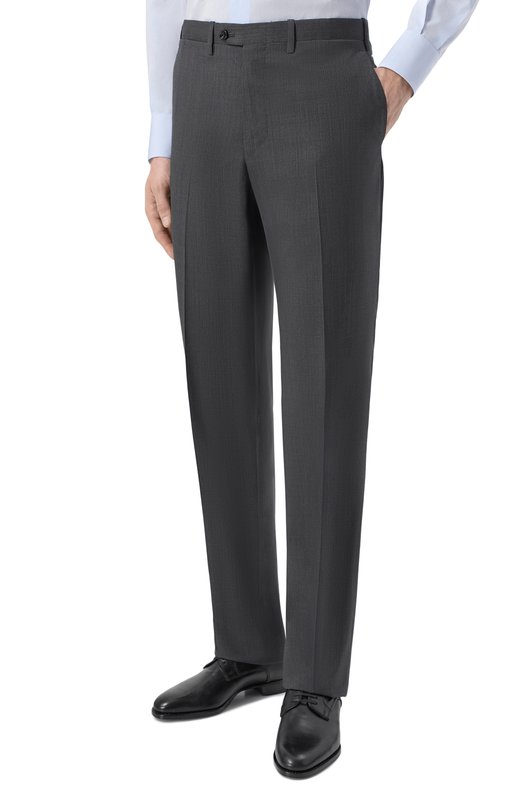 Шерстяной костюм Kiton UA81K01274_001 Серый  UA81K01274_001 Фото 4