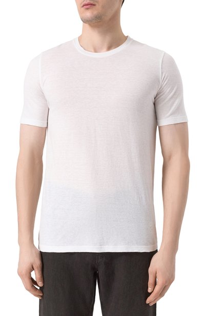 Футболка из хлопка и льна 120% LINO, арт. 32ALIM7186/G308/S01, фото 3