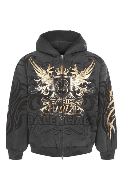 Мужского хлопковая толстовка BALENCIAGA, арт. 803264/TRVR6