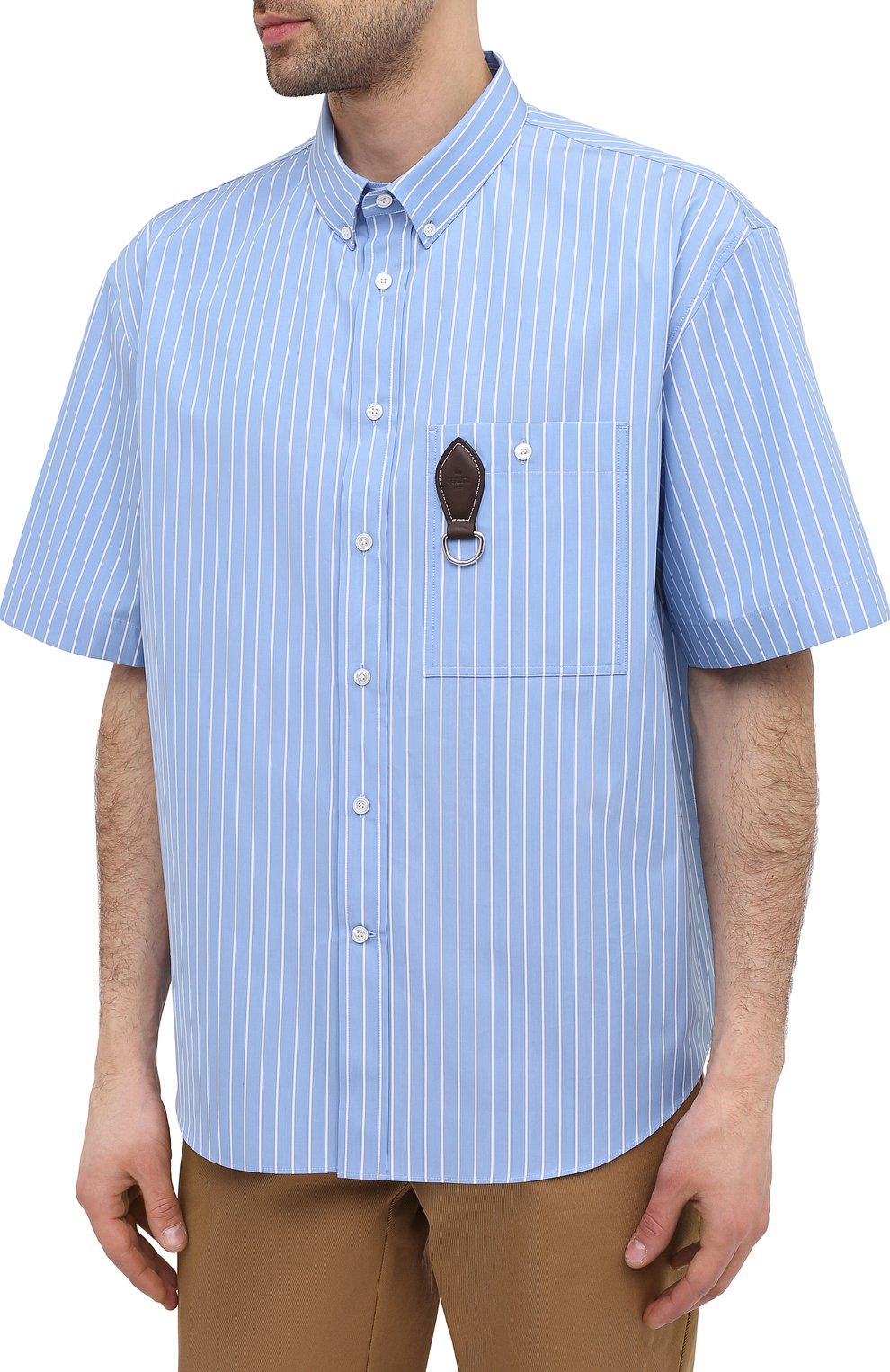 Хлопковая рубашка BERLUTI, арт. R19HCS34-001, фото 3