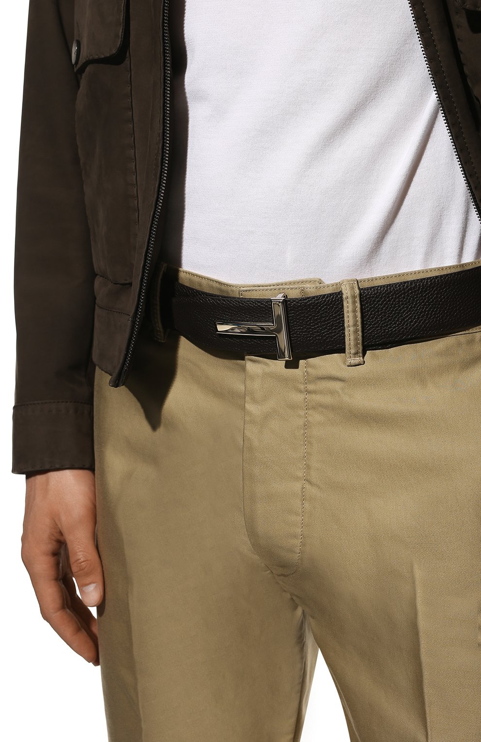 Кожаный ремень TOM FORD, арт. TB178P-LCL050, фото 2