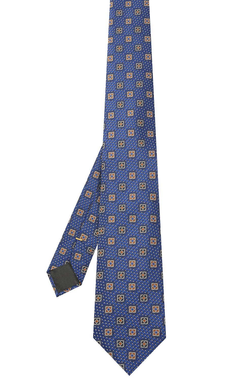 Шелковый галстук CANALI темно-синего цвета по цене 14650 руб., арт. 18/HJ03081, фото 2 Шелковый галстук CANALI, арт. 18/HJ03081, фото 2