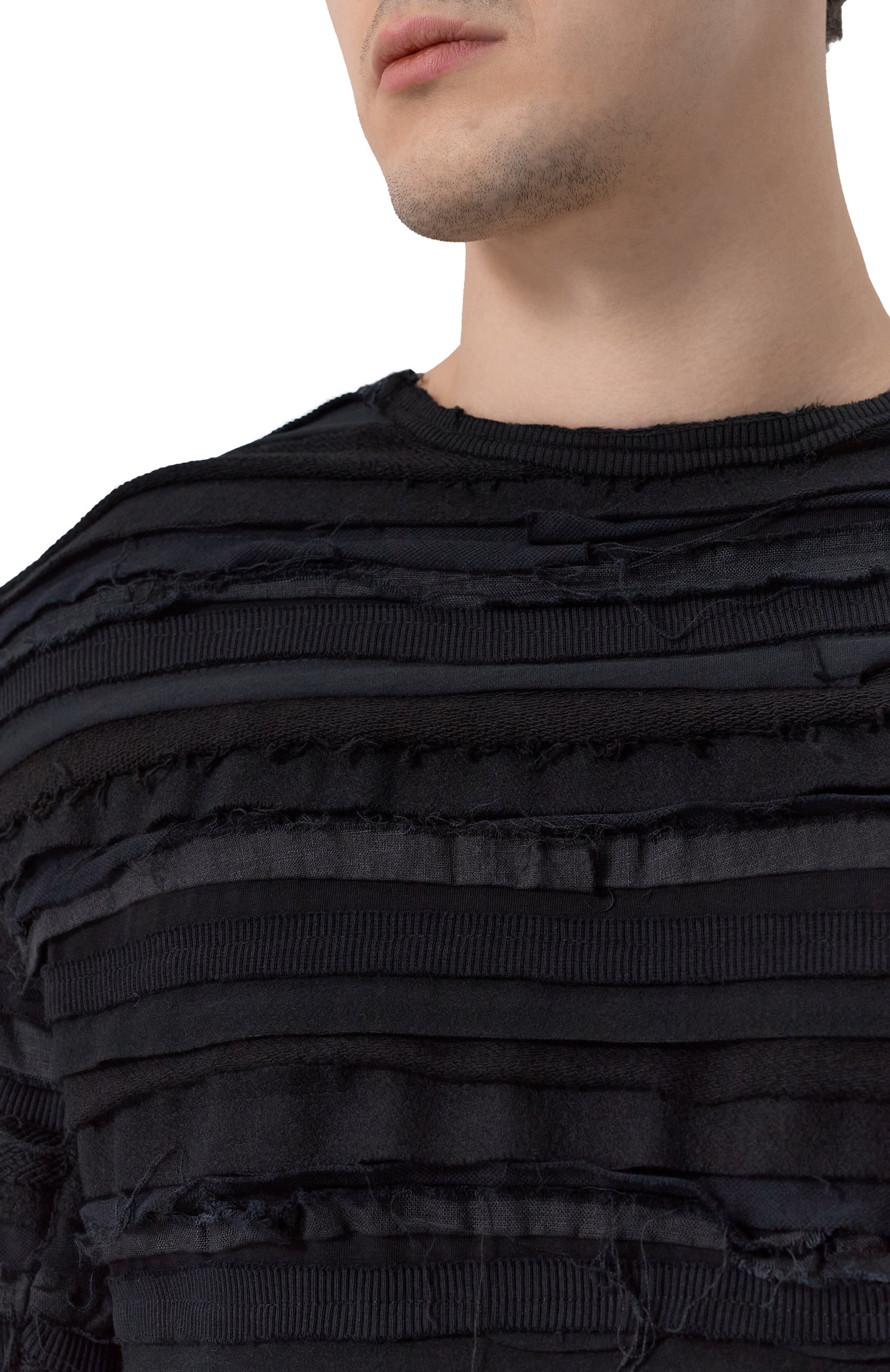 Комбинированный джемпер 139DEC, арт. SW549-BK, фото 5