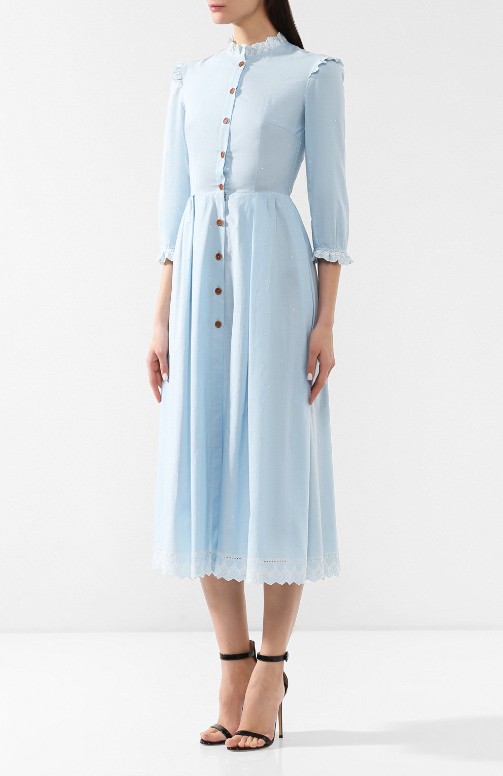 Хлопковое платье ULYANA SERGEENKO, арт. ABM002SS19P, фото 3