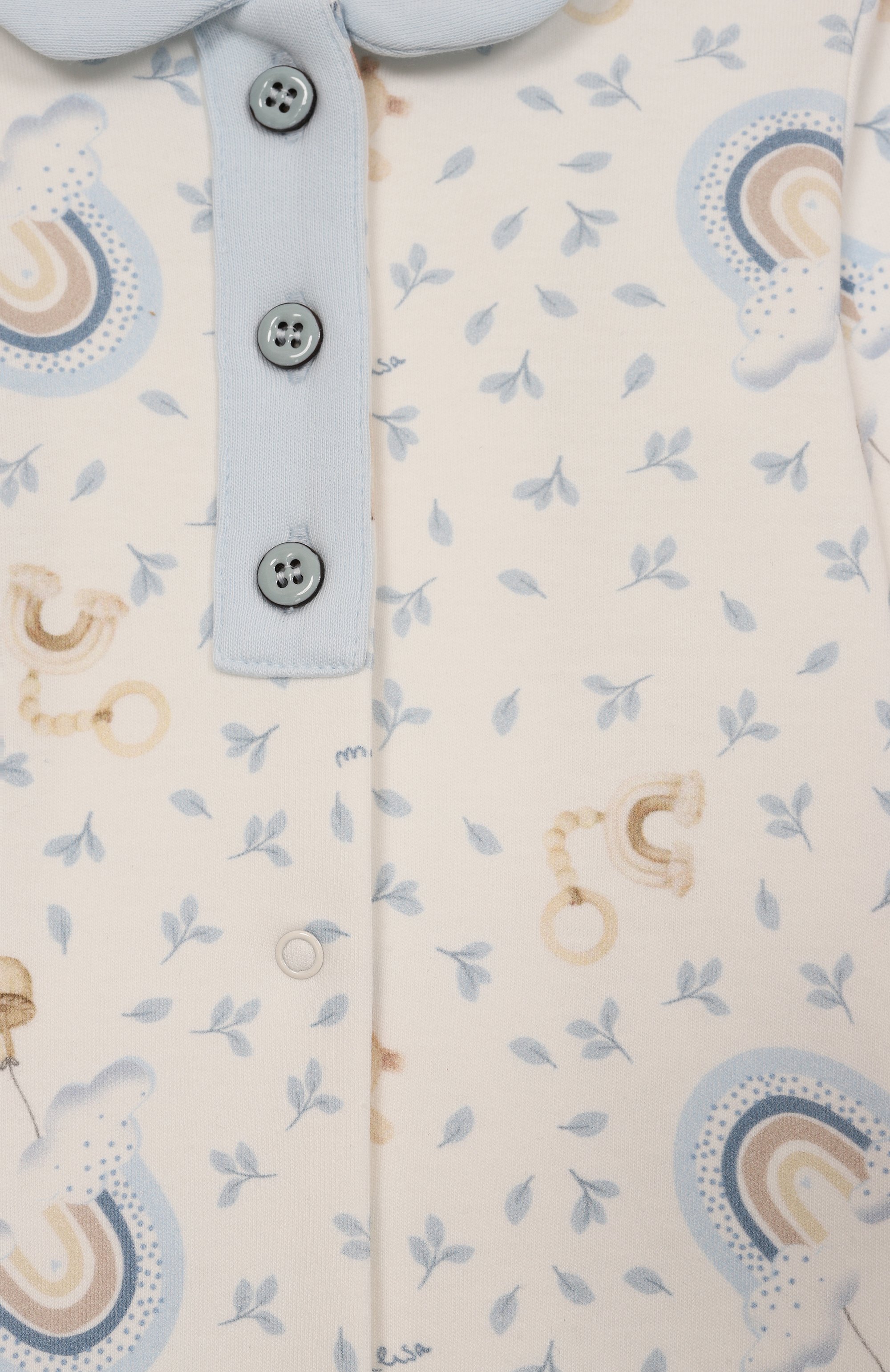 Хлопковый комбинезон MONNALISA, арт. 22F200, фото 3