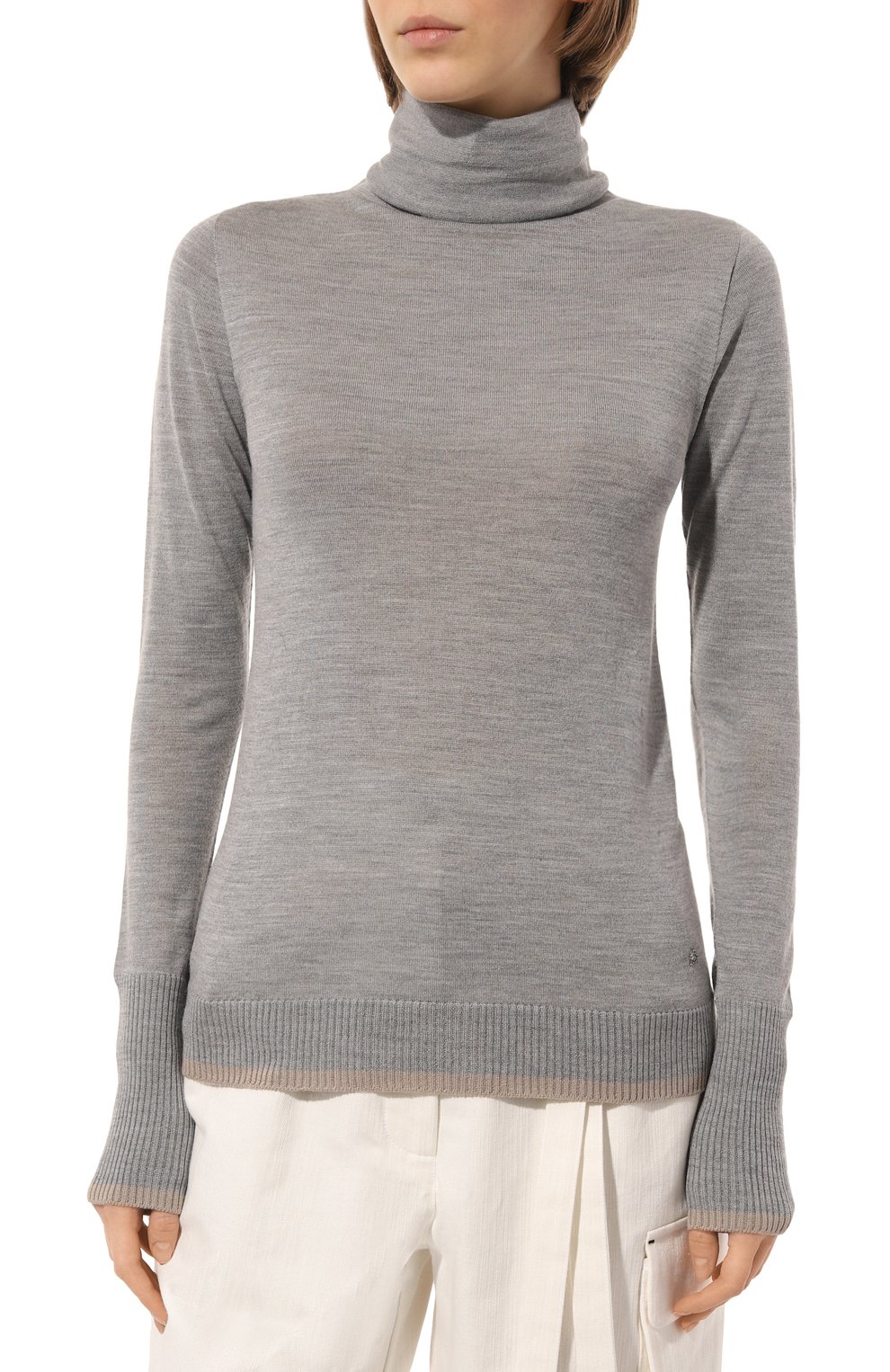 Водолазка из шерсти и шелка LORENA ANTONIAZZI, арт. I22104DM14A/2862/U, фото 3