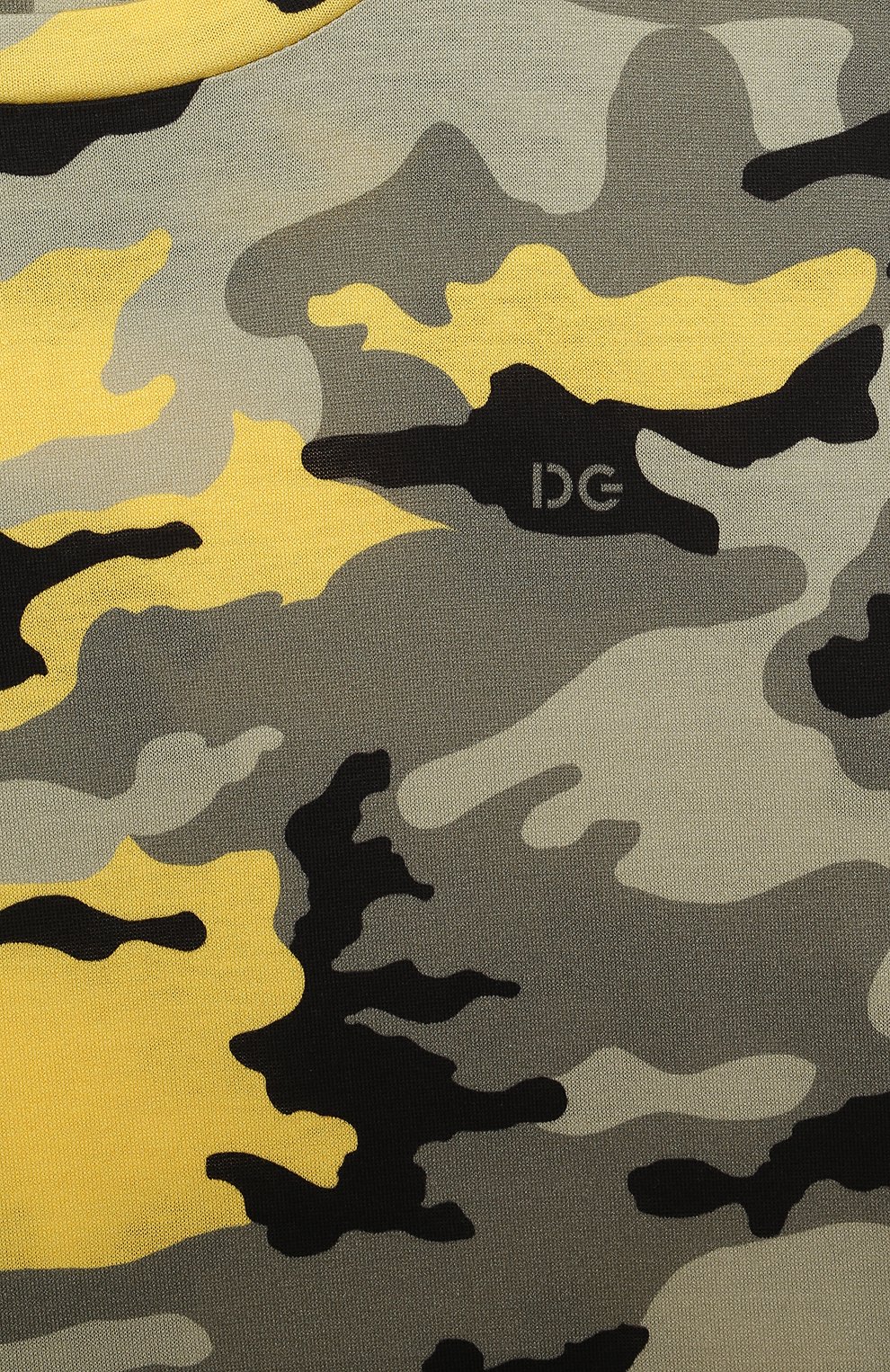 Хлопковая футболка DOLCE & GABBANA хаки цвета по цене 23650 руб., арт. L4JTDH/G7A2T/8-14, фото 3 Хлопковая футболка DOLCE & GABBANA, арт. L4JTDH/G7A2T/8-14, фото 3