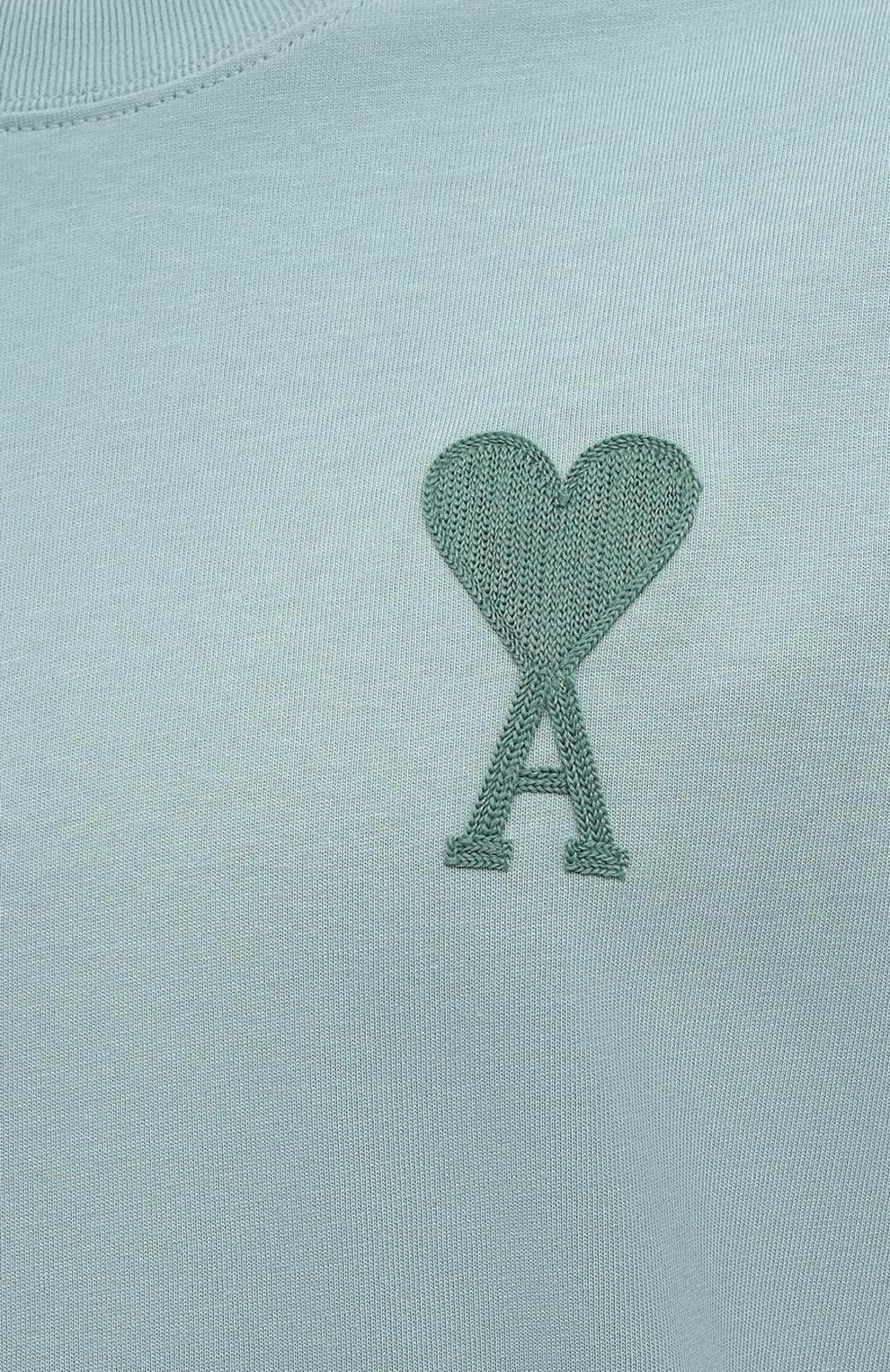 Хлопковая футболка AMI, арт. E21HJ128.726, фото 5