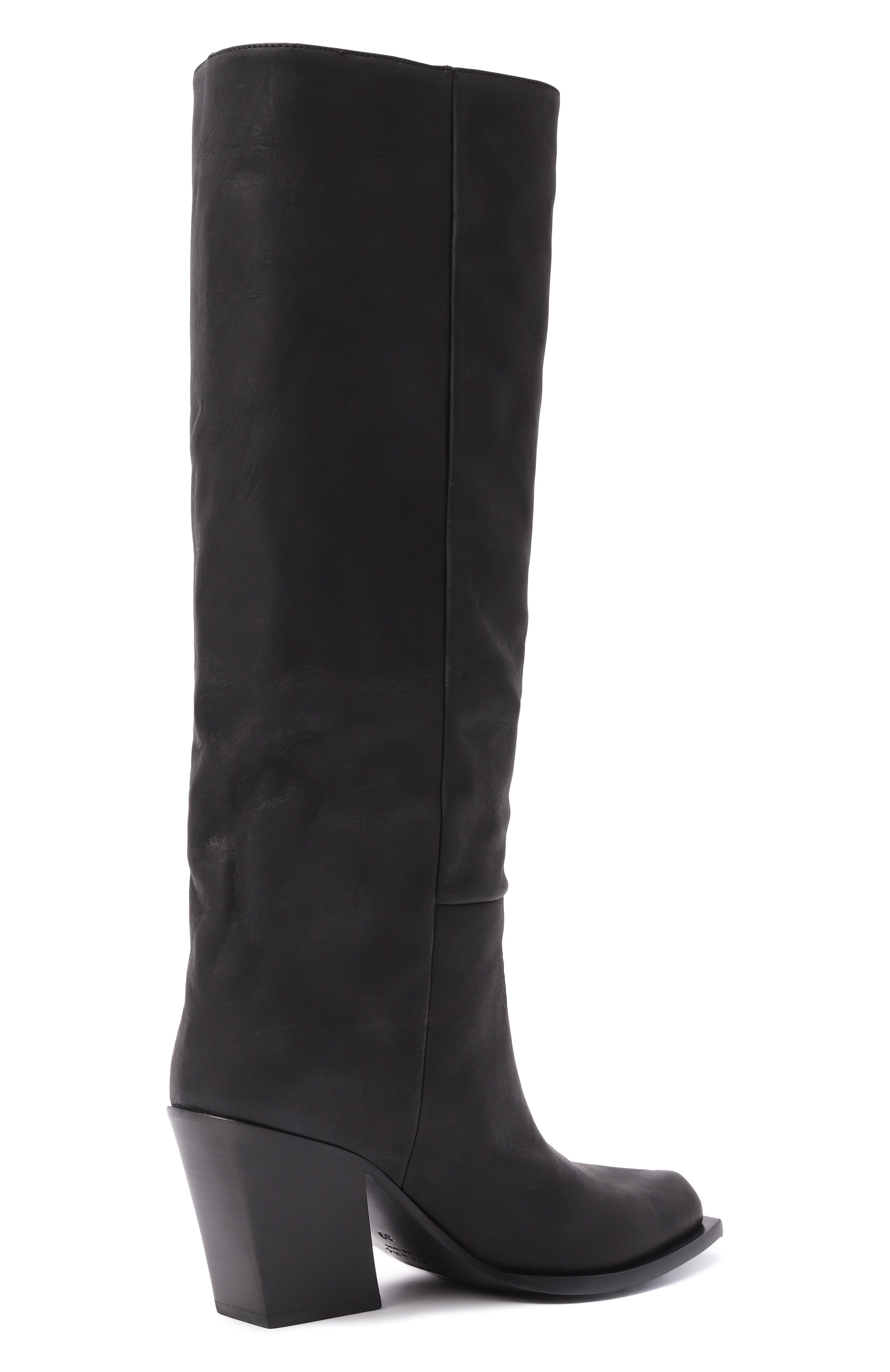 Кожаные сапоги VIC MATIE черного цвета по цене 79850 руб., арт. 1H4510D_H10H070101, фото 5 Кожаные сапоги VIC MATIE, арт. 1H4510D_H10H070101, фото 5