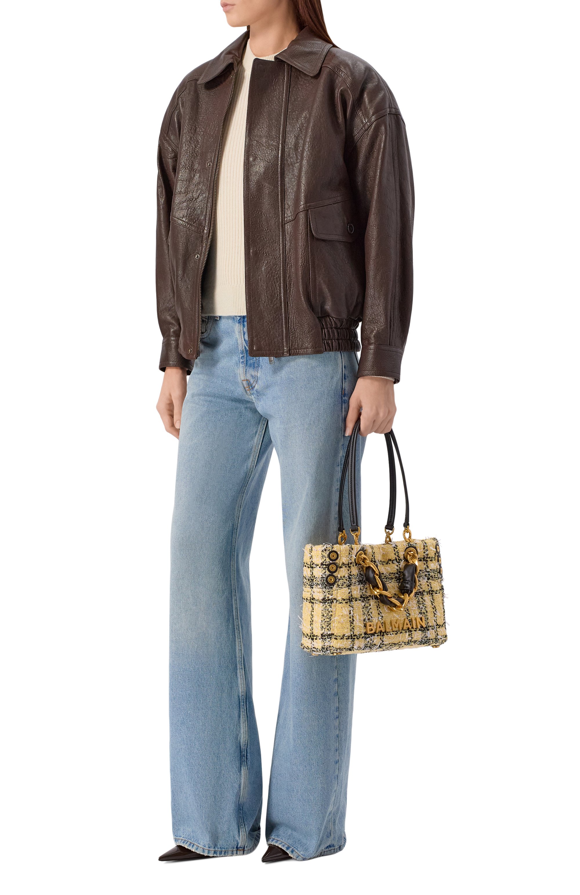 Сумка 1945 soft small BALMAIN, арт. GN1FD871/TTWN, фото 7